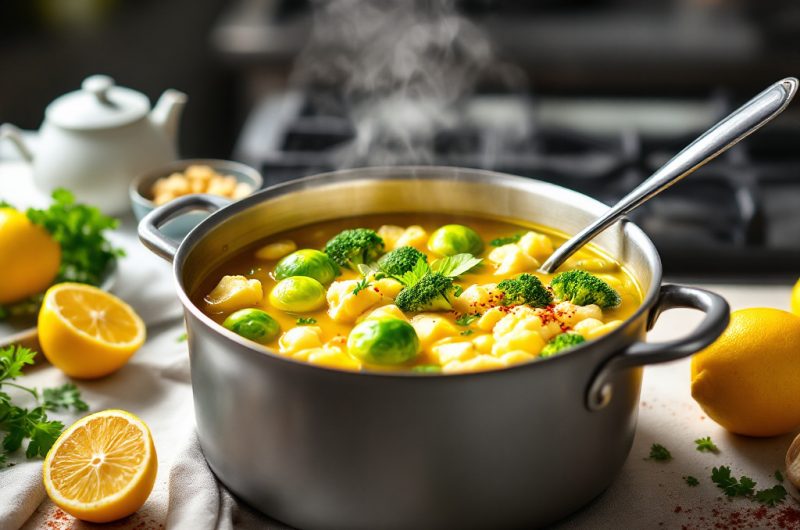 Bouillon aux trois choux