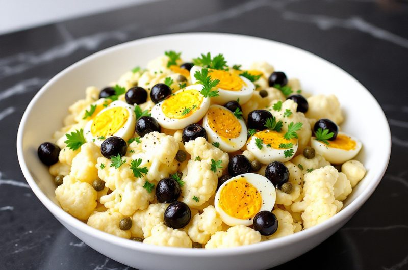 Chou-fleur aux olives